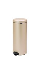 Brabantia pedaalemmer NewIcon 30 liter champagne - thumbnail