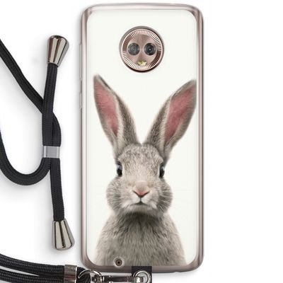 Daisy: Motorola Moto G6 Transparant Hoesje met koord