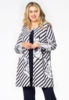 Yoek Vest-jasje STRIPE ROSE | Blauw | Maat 58/60