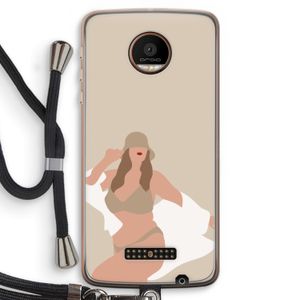 One of a kind: Motorola Moto Z Force Transparant Hoesje met koord