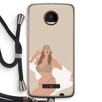 One of a kind: Motorola Moto Z Force Transparant Hoesje met koord