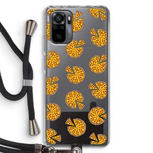 You Had Me At Pizza: Xiaomi Redmi Note 10 Pro Transparant Hoesje met koord