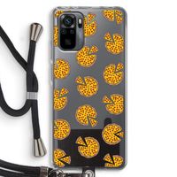 You Had Me At Pizza: Xiaomi Redmi Note 10 Pro Transparant Hoesje met koord