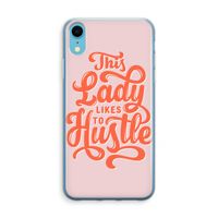 Hustle Lady: iPhone XR Transparant Hoesje