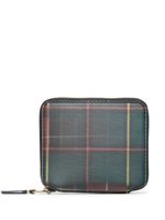 Comme Des Garçons portefeuille à motif tartan en effet lenticulaire - Vert