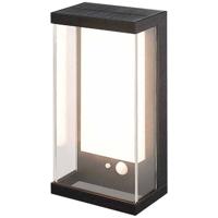 V-TAC 23032 VT-1193 Wandlamp op zonne-energie met bewegingsmelder LED 1 W Zwart