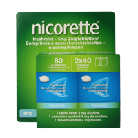 Nicorette Zuigtablet 4mg fresh mint 80 Zuigtabletten