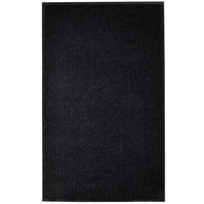 Deurmat 117x220 cm PVC zwart