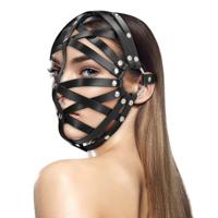 Ouch! by Shots Cage Mask - Zwart
