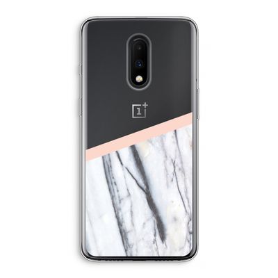 A touch of peach: OnePlus 7 Transparant Hoesje