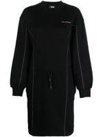 Karl Lagerfeld robe-pull à logo imprimé - Noir