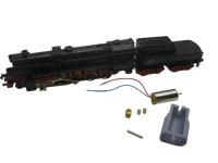 micromotor NM010G ombouwset voor Minitrix DB / DRG BR 52, SNCB 26, SNCF 150 Y, ÖBB 52