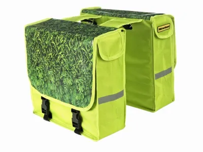Nietverkeerd Dubbele Fietstas Bisonyl - Groen - Grass