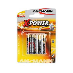 Ansmann X-Power Alkaline batterij micro AAA / LR03 | 4 stuks - 5015653 - 5015653