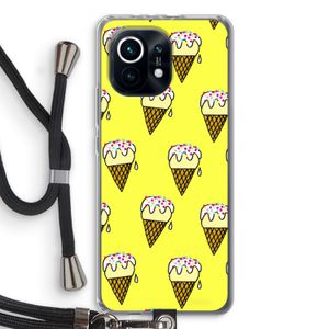 Isjes: Xiaomi Mi 11 Transparant Hoesje met koord
