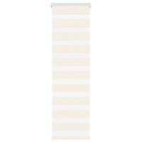 VidaXL Zebra blind 50x150 cm stofbreedte 55,9 cm polyester marmerbeige