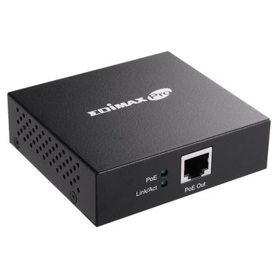 Edimax GP-101ET Network transmitter Zwart 10,100,1000Mbit/s netwerkextender