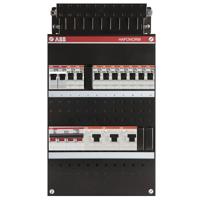 ABB Groepenkast Hafonorm - Installatiekast - Hoofdschakelaar 3x 40A 3x aardlekschakelaar 9 afgaande groepen en een fornuisgroep - 1SPF006905F0758