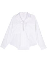 MOTHER blouse lacée The Roomie - Blanc - thumbnail