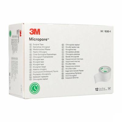 Micropore 3m Hechtpleister 25mmx9,14m Rol 12 1530
