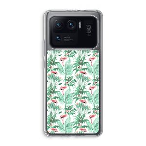 Flamingo bladeren: Xiaomi Mi 11 Ultra Transparant Hoesje