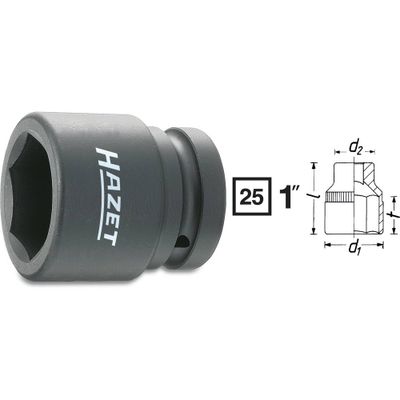 Hazet 1100S-27 1100S-27 Kracht-dopsleutelinzet 1 (25 mm)