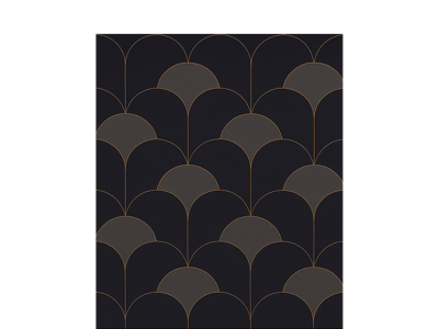 Bogenontwerp uit de jaren 20 vintage behang