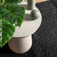 VidaXL Vloerkleed zizur binnen en buiten 80x150 cm jute look antraciet