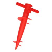 Rode strand parasolhouder / parasolboor/ parasolharing  30 cm   -