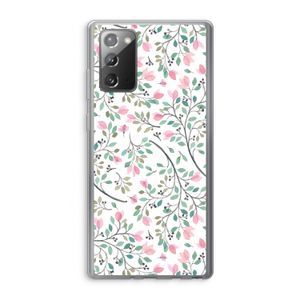 Sierlijke bloemen: Samsung Galaxy Note 20 / Note 20 5G Transparant Hoesje