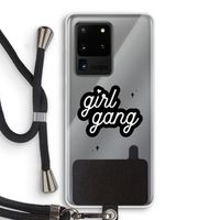 Girl Gang: Samsung Galaxy S20 Ultra Transparant Hoesje met koord