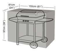 Garland Barbecuehoes (155x61x97cm) groen