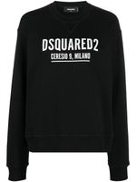 DSQUARED2 sweat à logo imprimé - Noir