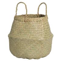Leen Bakker - Thaise Mand Yuan - Naturel - 37xØ30 Cm - Zeegras - Beige