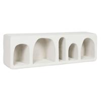 Planken Home ESPRIT Wit Spar Hout MDF 100 x 18 x 30 cm Voor aan de muur
