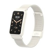 Milanese bandje met case - Wit - Xiaomi Smart band 7 Pro - thumbnail