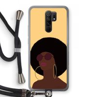 Golden hour: Xiaomi Redmi 9 Transparant Hoesje met koord