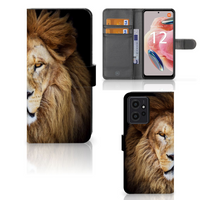 Xiaomi Redmi Note 12 4G Telefoonhoesje met Pasjes Leeuw