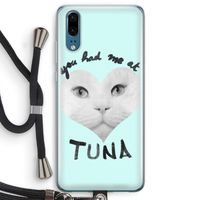 You had me at tuna: Huawei P20 Transparant Hoesje met koord