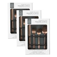 Bestekset Tableware Collection - 48 delig - koper - RVS - 12 personen
