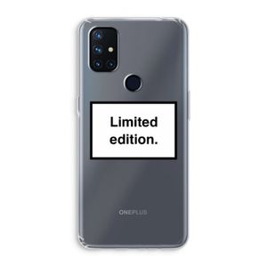 Limited edition: OnePlus Nord N10 5G Transparant Hoesje