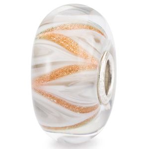 Trollbeads TGLBE-20252 Kraal Schitterende bloemblaadjes zilver-glas