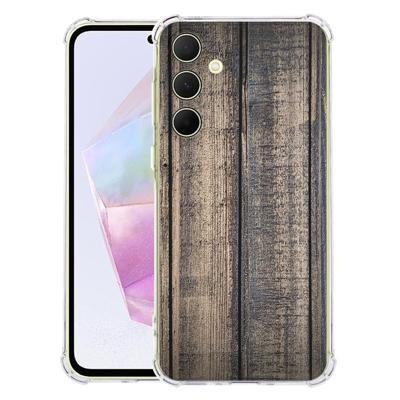 Samsung Galaxy A56 Hoesje - Steigerhout TPU Antishock Samsung Galaxy A56 Hoesje - Steigerhout TPU Antishock