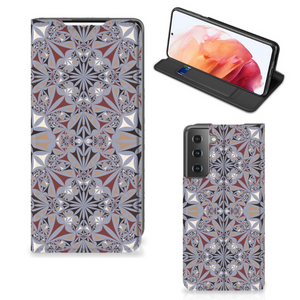 Samsung Galaxy S21 Standcase Flower Tiles