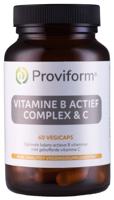Proviform Vitamine B actief complex & C 60 Vegetarische capsules