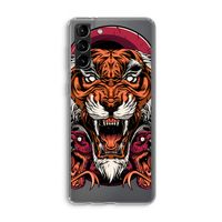 Tiger and Rattlesnakes: Samsung Galaxy S21 Plus Transparant Hoesje