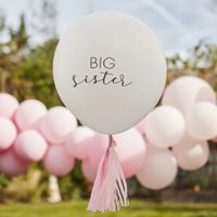 Big Sister Ballon Met Roze Tassels