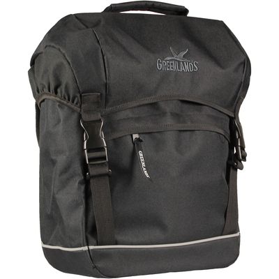 Greenlands fietstas travel 20 liter 30 x 37 x 17 cm zwart
