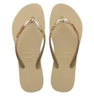 Havaianas Havaianas - Slim glitter II Beige Rubber Teenslippers Dames