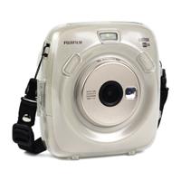 Beschermende Crystal shell geval met riem voor Fujifilm Instax Square SQ20
